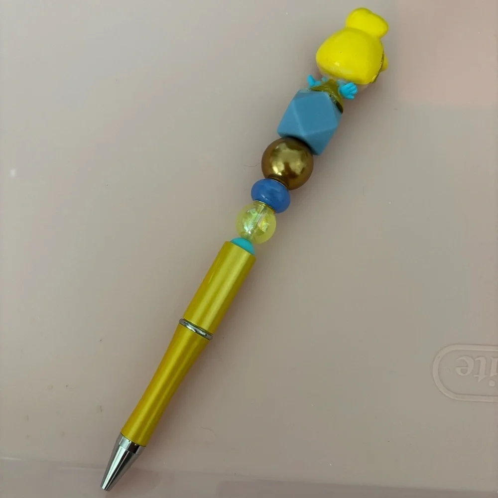 Disney Doorables: Cinderella: Cinderella Gold handmade beaded pen